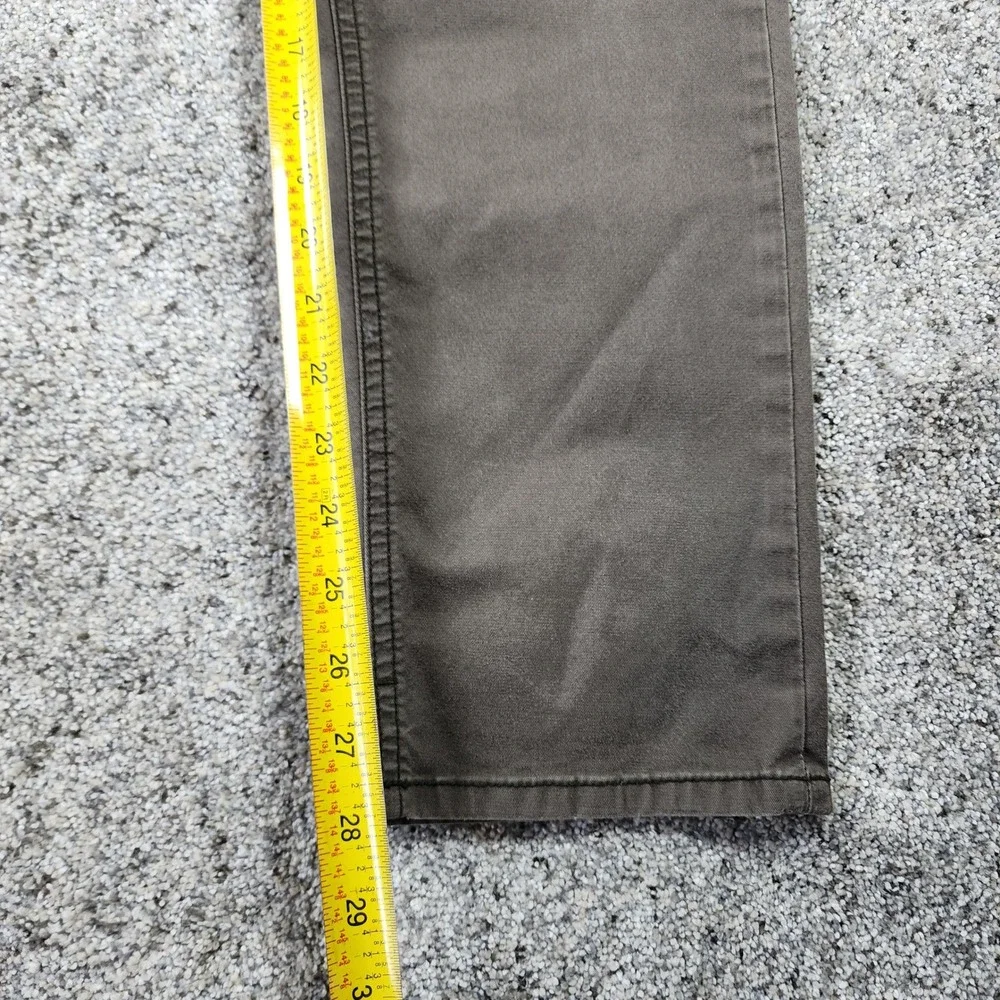 Prana Slim Fit Pants Mens 32 Brown Stretch Organic Cotton Blend Excellent